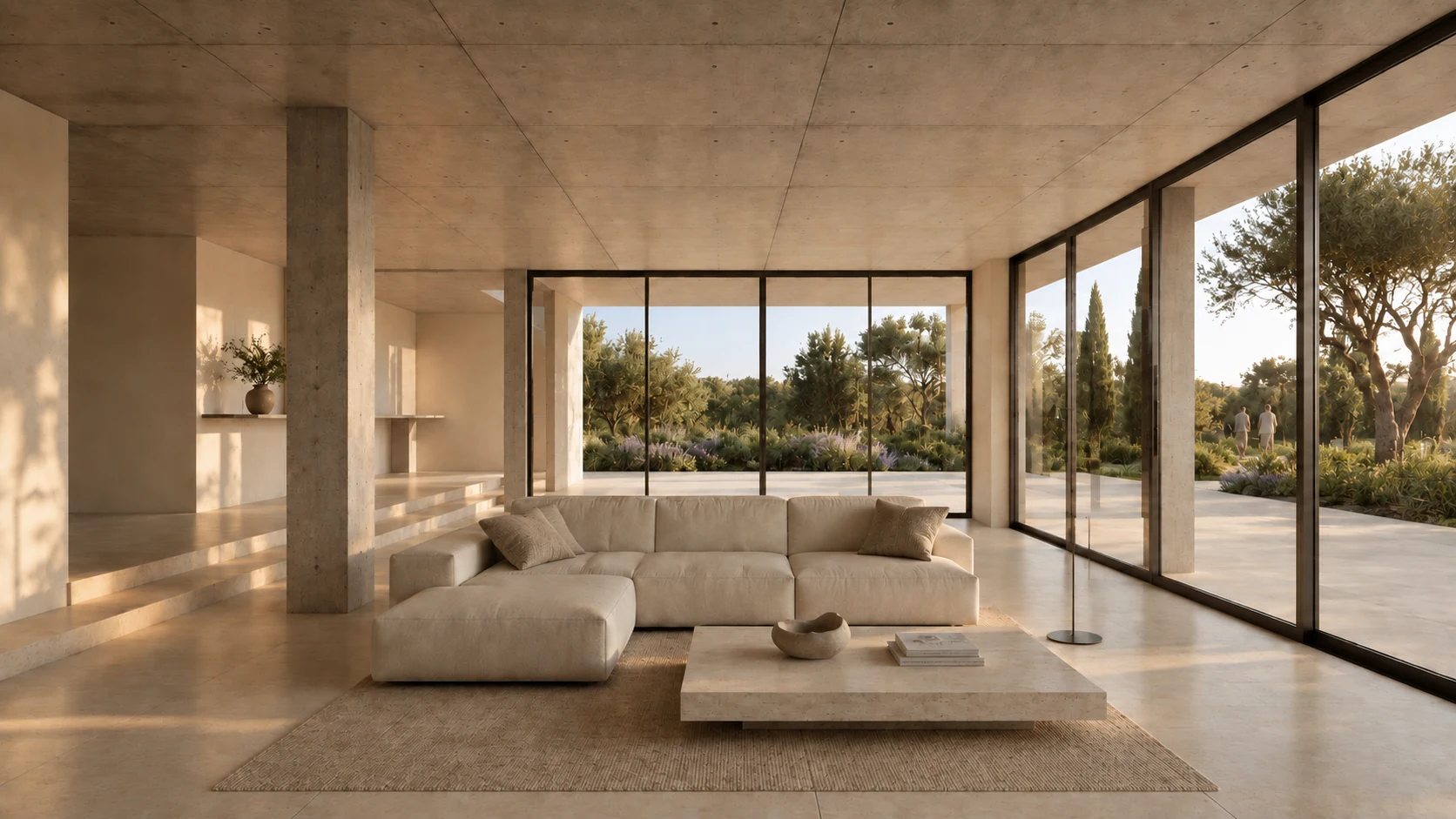 Post-produced architectural image prepared for delivery